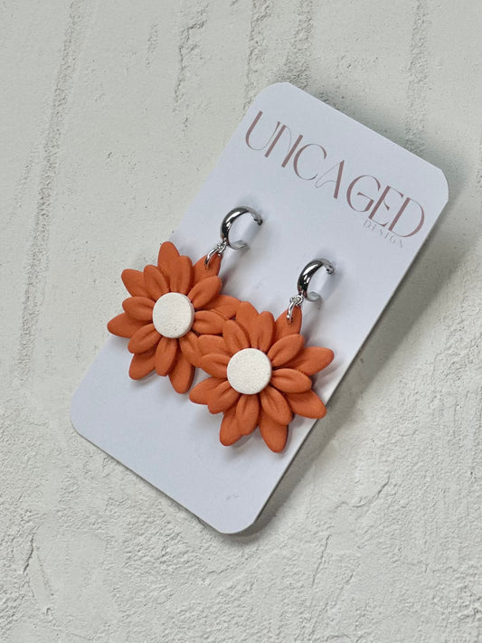 Boho Flower ~ Orange