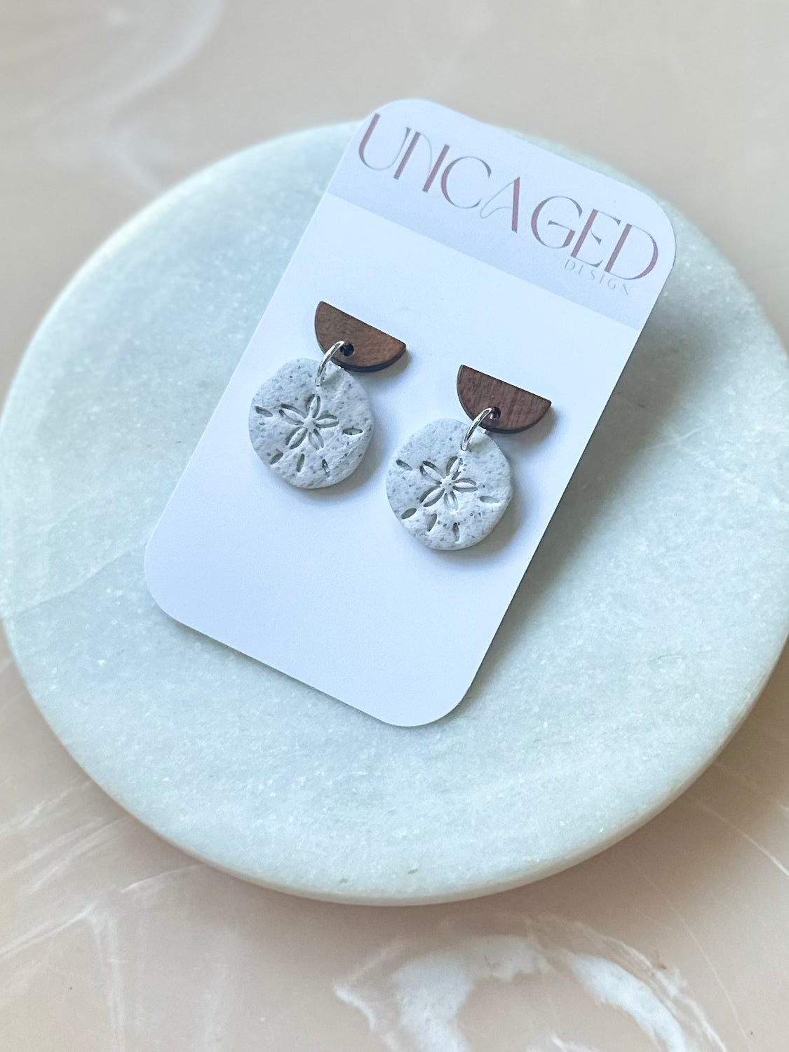 Mini sand dollar~stone grey