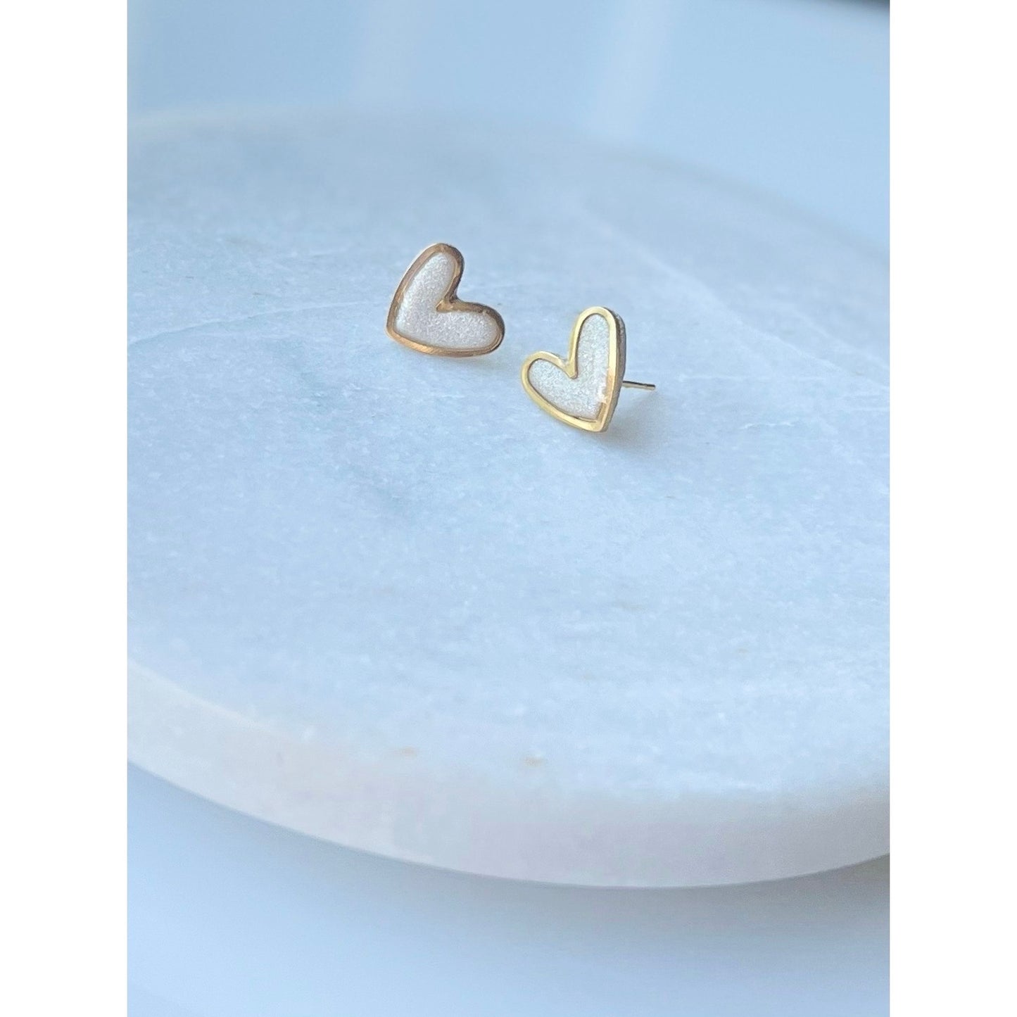 Mini Heart Studs